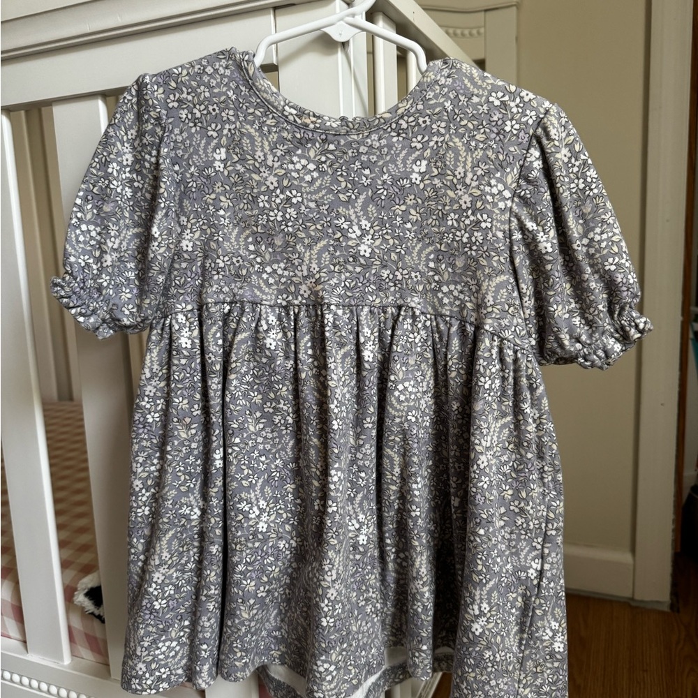 Jamie Kay floral blueish gray dress